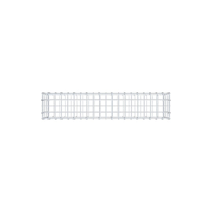 Gabione 100 cm x 30 cm x 20 cm (L x H x T), Maschenweite 5 cm x 10 cm, C-Ring