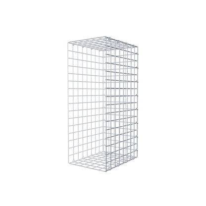 Gabião Tipo 2 80 cm x 40 cm x 30 cm (C x A x P), malhagem 5 cm x 5 cm, anel C