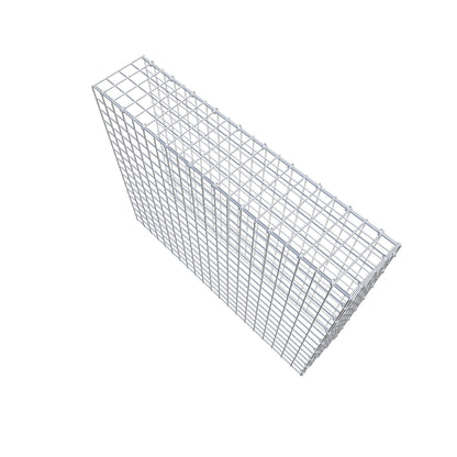 Gabbione aggiuntivo tipo 4 100 cm x 80 cm x 20 cm (L x H x P), maglia 5 cm x 5 cm, anello a C