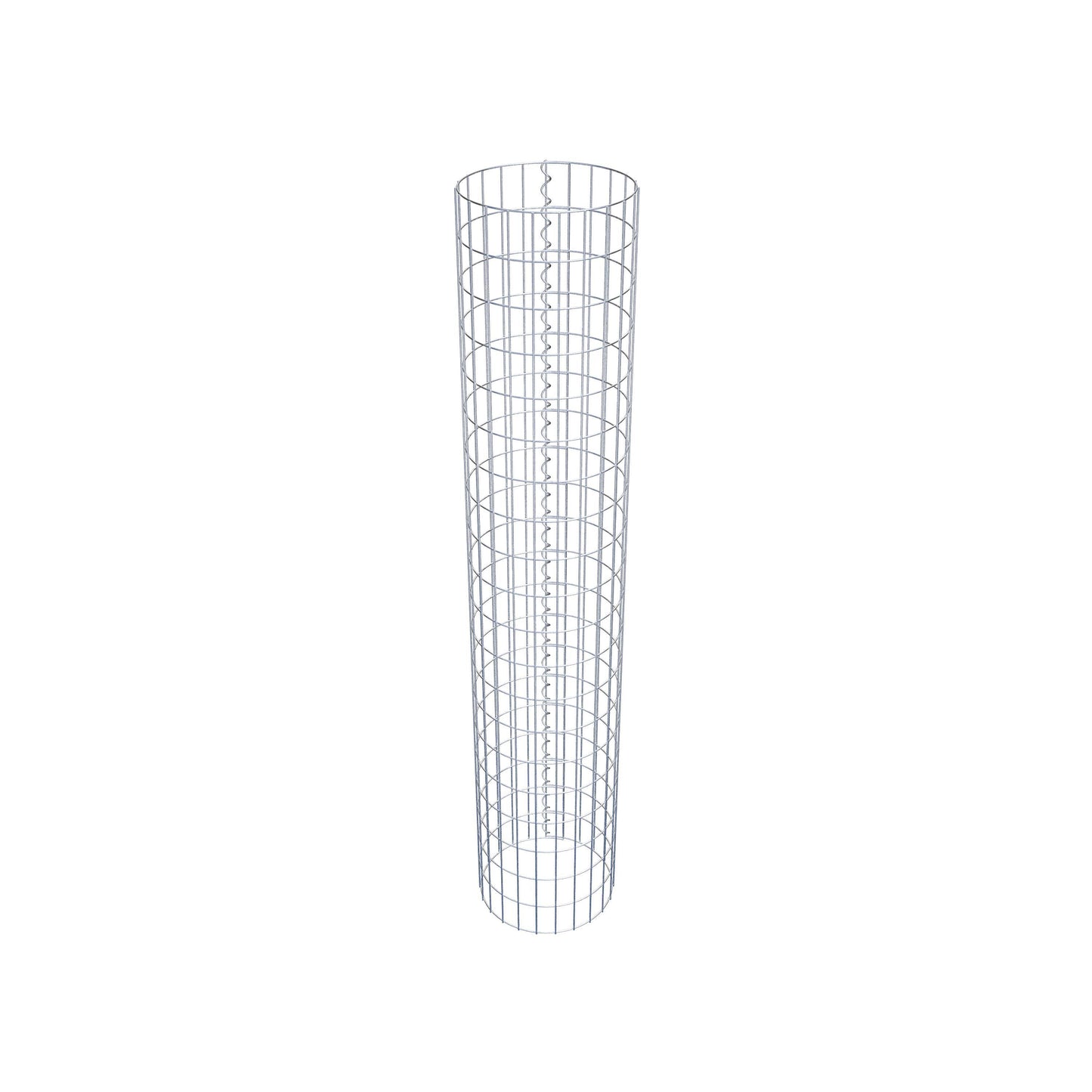 Gabionensäule rund 37 cm Durchmesser, 200 cm Höhe, Maschenweite 5 cm x 10 cm