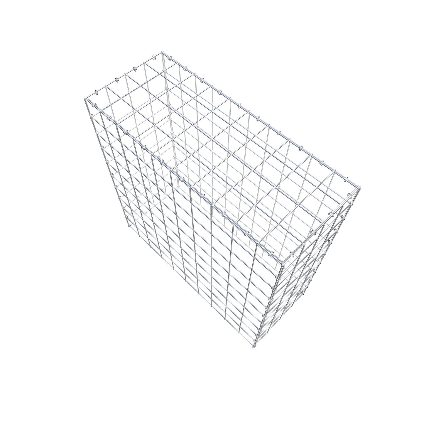 Fourche rapportée type 3 100 cm x 100 cm x 40 cm (L x H x P), mailles 10 cm x 10 cm, anneau en C