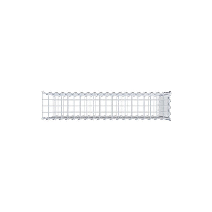 Gabião tipo 2 100 cm x 60 cm x 20 cm (C x A x P), malhagem 5 cm x 5 cm, espiral
