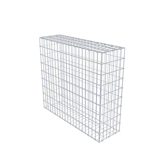 Schanskorf 100 cm x 90 cm x 30 cm (L x H x D), maaswijdte 5 x 10 cm, spiraalring