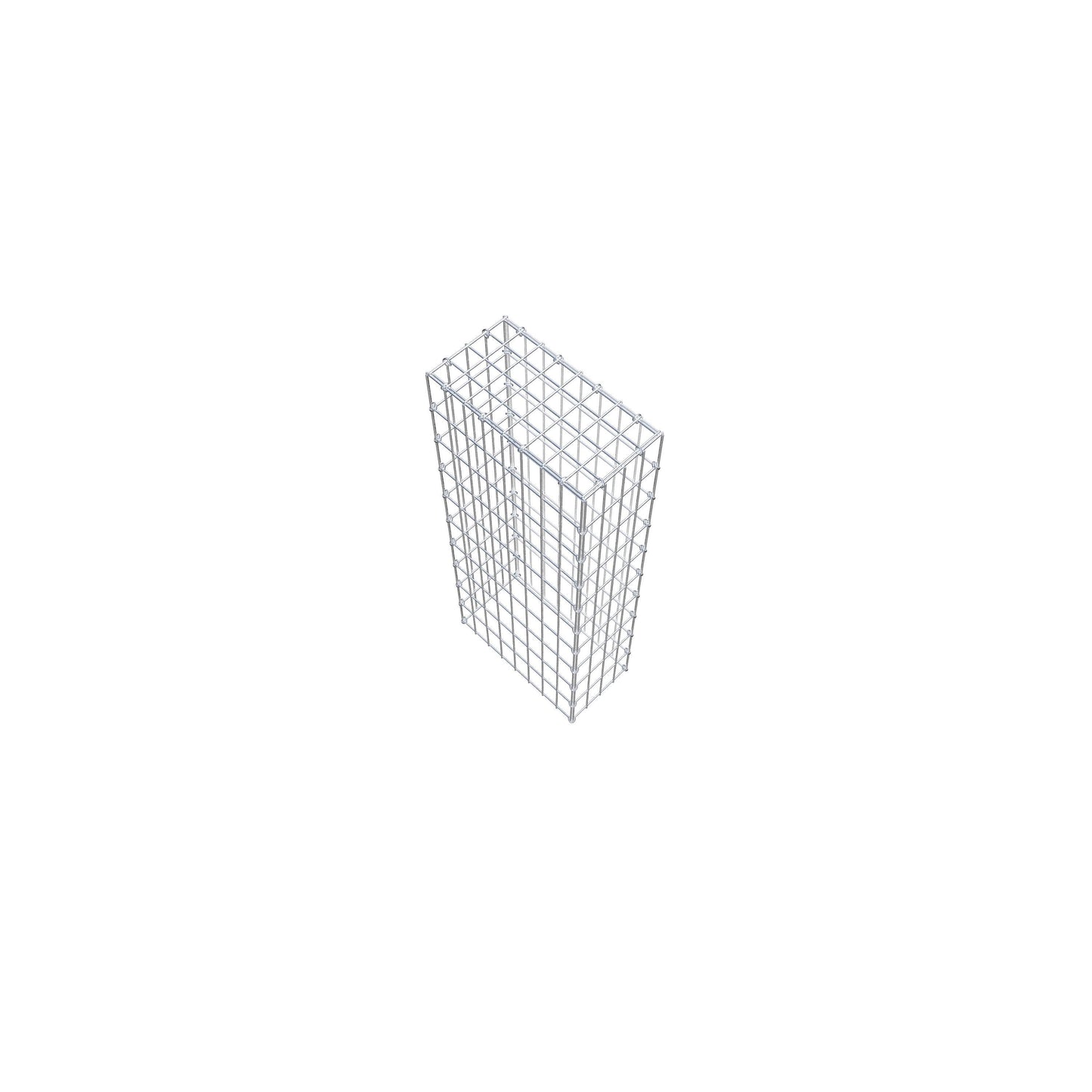 Fourche rapportée type 3 100 cm x 40 cm x 20 cm (L x H x P), mailles 5 cm x 10 cm, anneau C