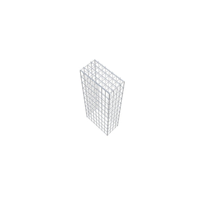 Fourche rapportée type 3 100 cm x 40 cm x 20 cm (L x H x P), mailles 5 cm x 10 cm, anneau C