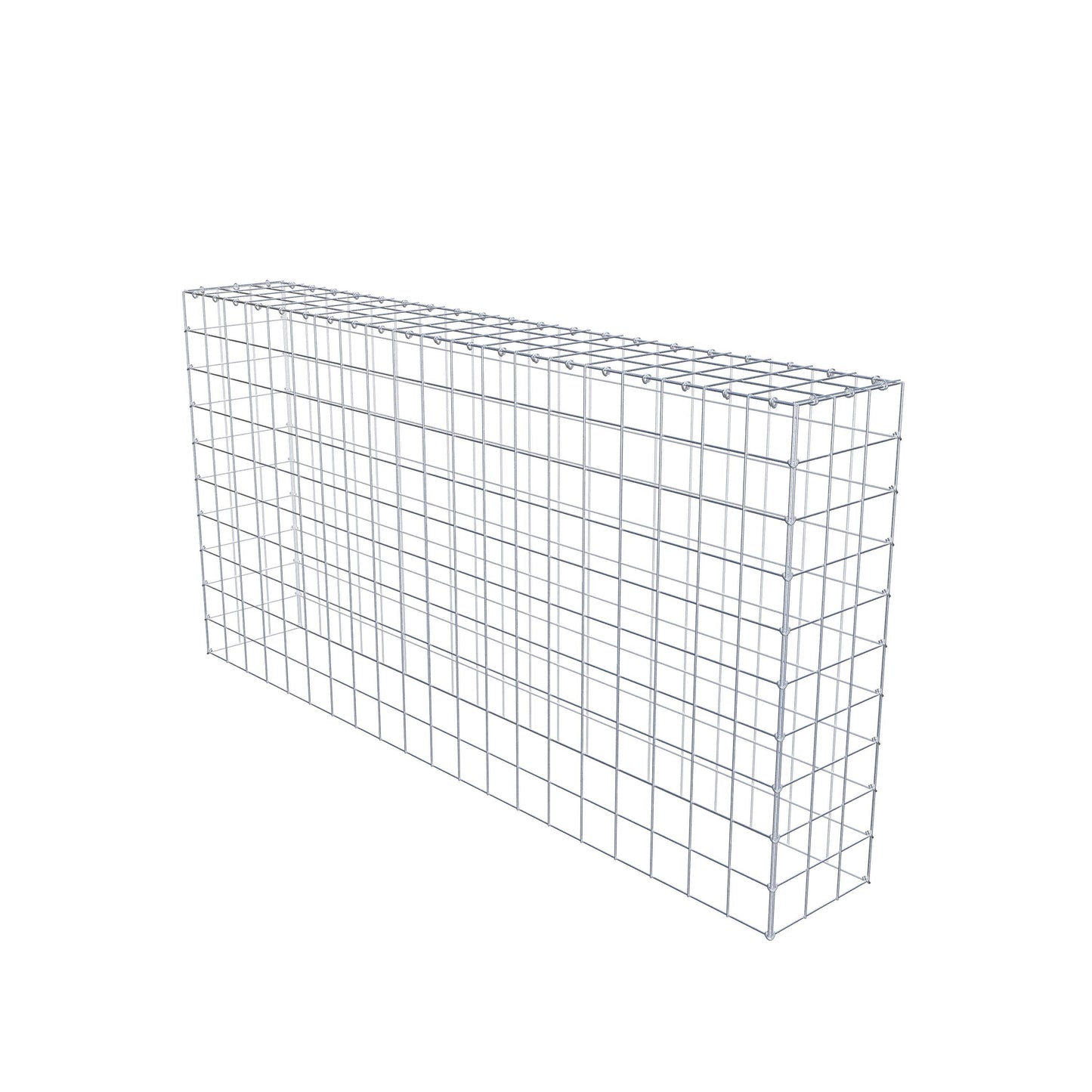 Fourche rapportée type 3 200 cm x 100 cm x 30 cm (L x H x P), mailles 10 cm x 10 cm, anneau en C