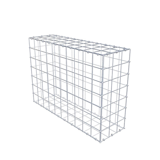Gabion 100 cm x 70 cm x 30 cm (L x H x D), maskestørrelse 10 x 10 cm, spiralring