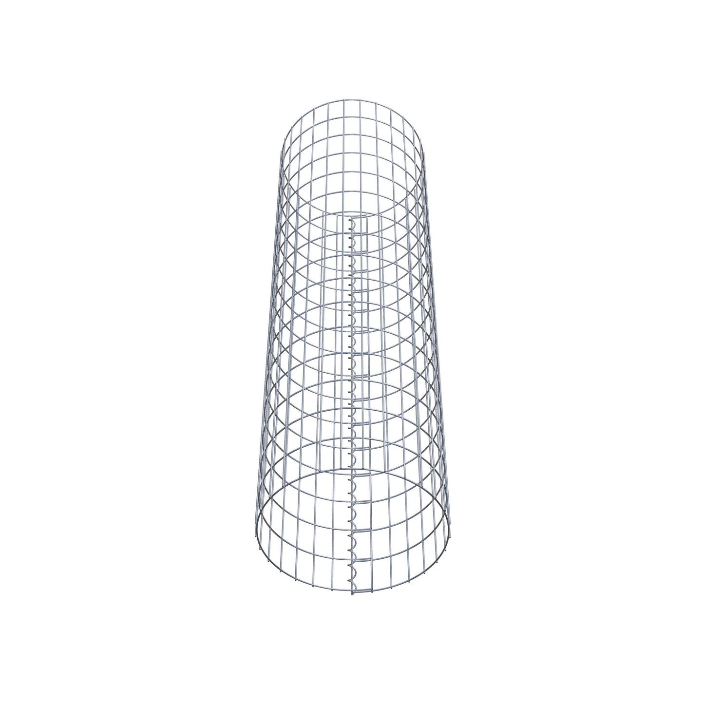 Gabionpelare rund 47 cm diameter, 160 cm höjd, maskstorlek 5 cm x 10 cm