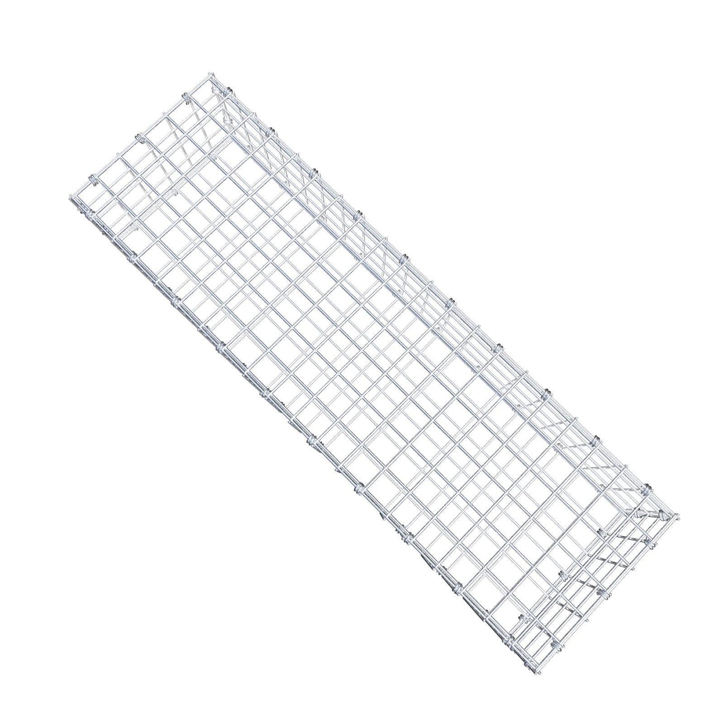 Gabion 100 cm x 20 cm x 30 cm (L x H x P), mailles 5 x 5 cm, anneau en spirale