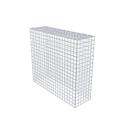 Fourche rapportée type 3 100 cm x 90 cm x 30 cm (L x H x P), mailles 5 cm x 5 cm, anneau en C