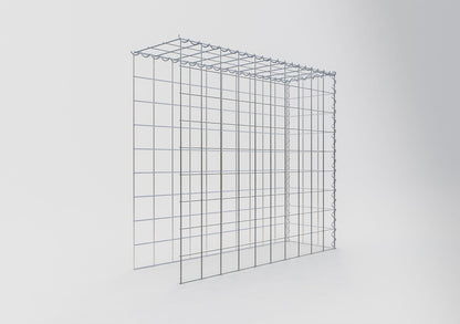Gabion rapporté type 4 100 cm x 90 cm x 30 cm (L x H x P), mailles 10 cm x 10 cm, spirale