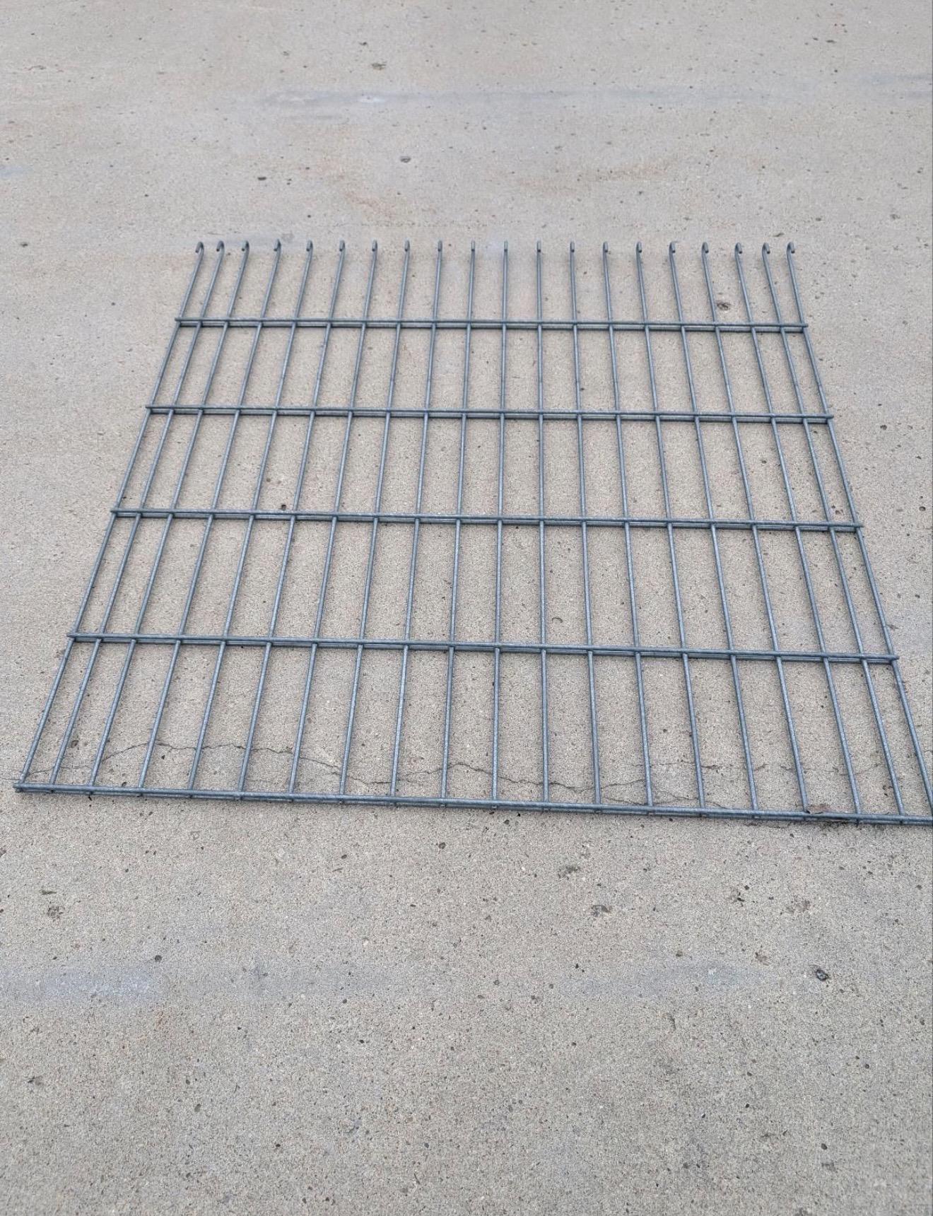 Doppelstabmatte 100 x 100 cm mit Biegung | Verzinkung Galfan, 6/6/6 mm