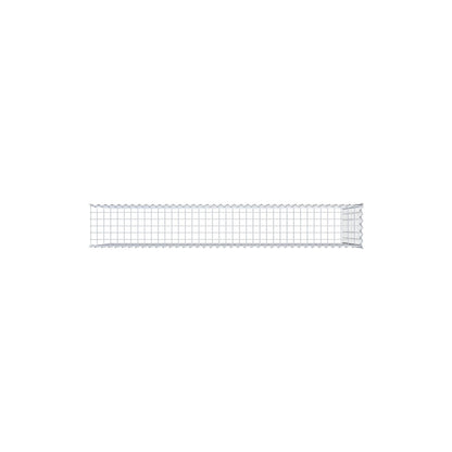 Gabion rapporté type 4 200 cm x 100 cm x 30 cm (L x H x P), mailles 5 cm x 10 cm, spirale