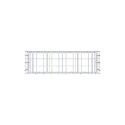Gabion 100 cm x 50 cm x 30 cm (L x H x P), mailles 5 x 10 cm, anneau en spirale