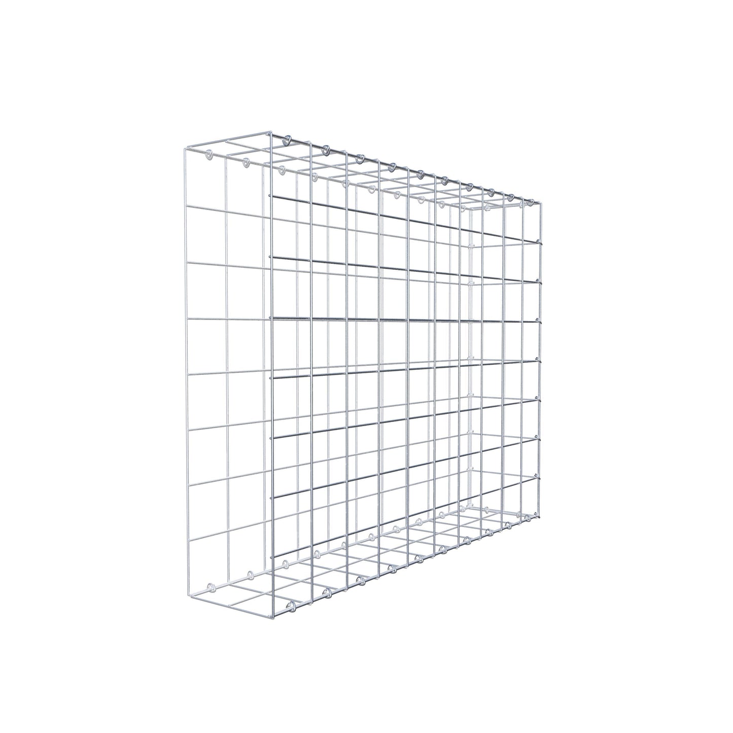 Fourche rapportée type 2 100 cm x 80 cm x 20 cm (L x H x P), mailles 10 cm x 10 cm, anneau en C