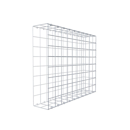 Fourche rapportée type 2 100 cm x 80 cm x 20 cm (L x H x P), mailles 10 cm x 10 cm, anneau en C