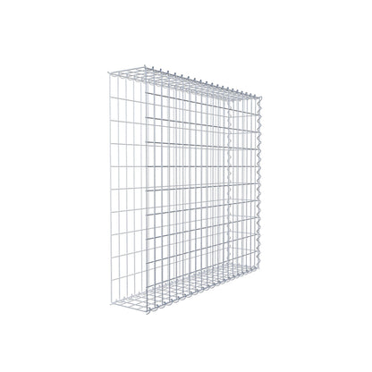 Gabbione aggiuntivo tipo 2 100 cm x 100 cm x 20 cm (L x H x P), dimensione maglia 5 cm x 10 cm, a spirale