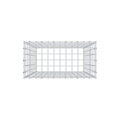 Fourche rapportée type 3 100 cm x 60 cm x 30 cm (L x H x P), mailles 5 cm x 10 cm, anneau C