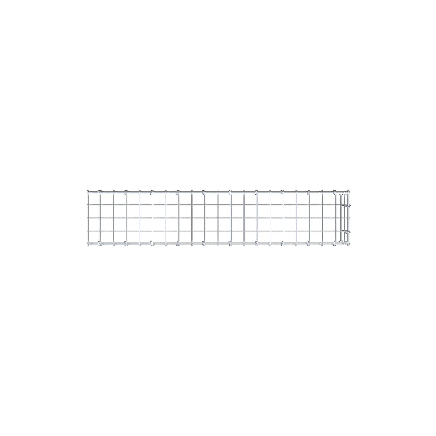 Fourche rapportée type 4 100 cm x 20 cm x 20 cm (L x H x P), mailles 5 cm x 10 cm, anneau C