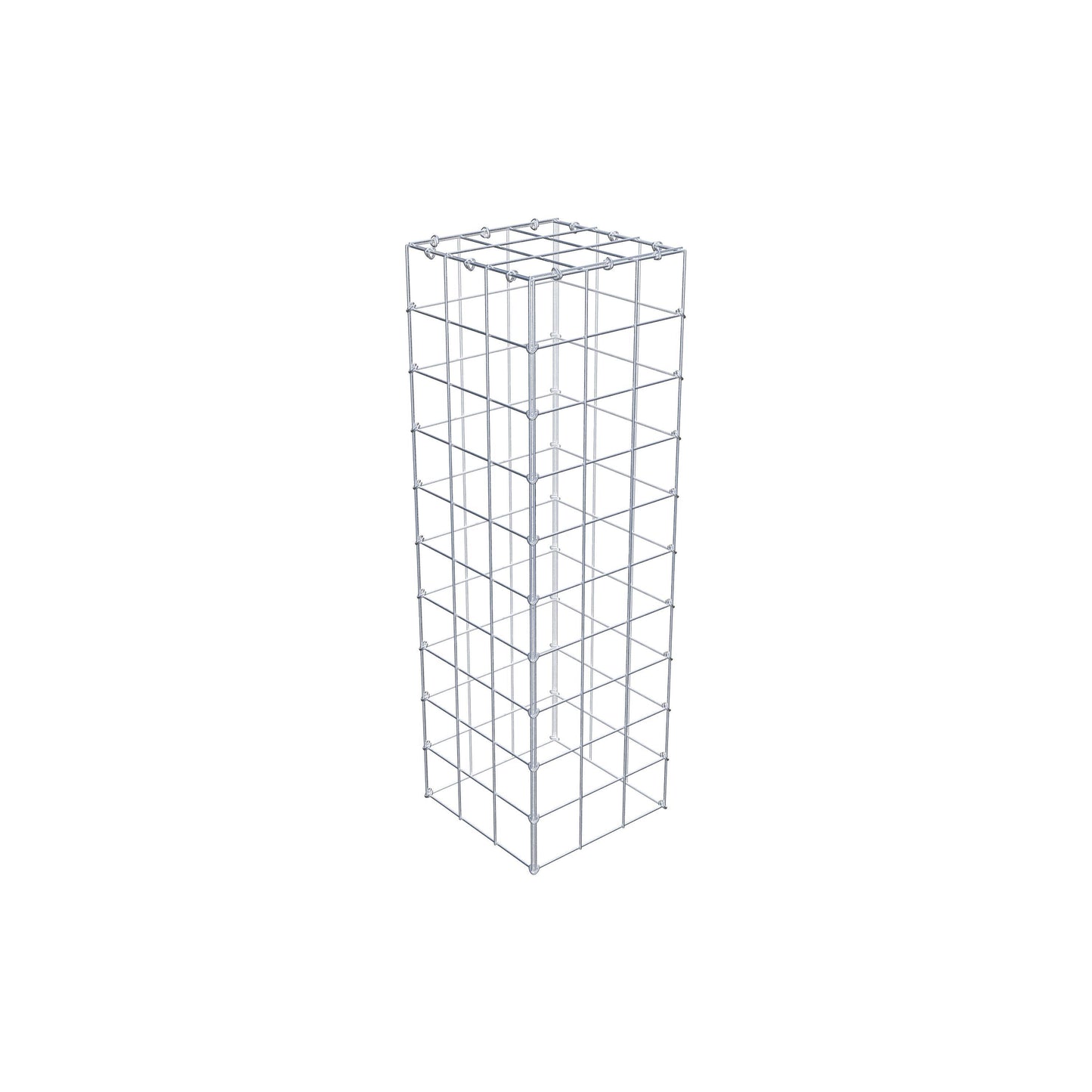 Anbaugabione Typ 3 100 cm x 30 cm x 30 cm (L x H x T), Maschenweite 10 cm x 10 cm, C-Ring