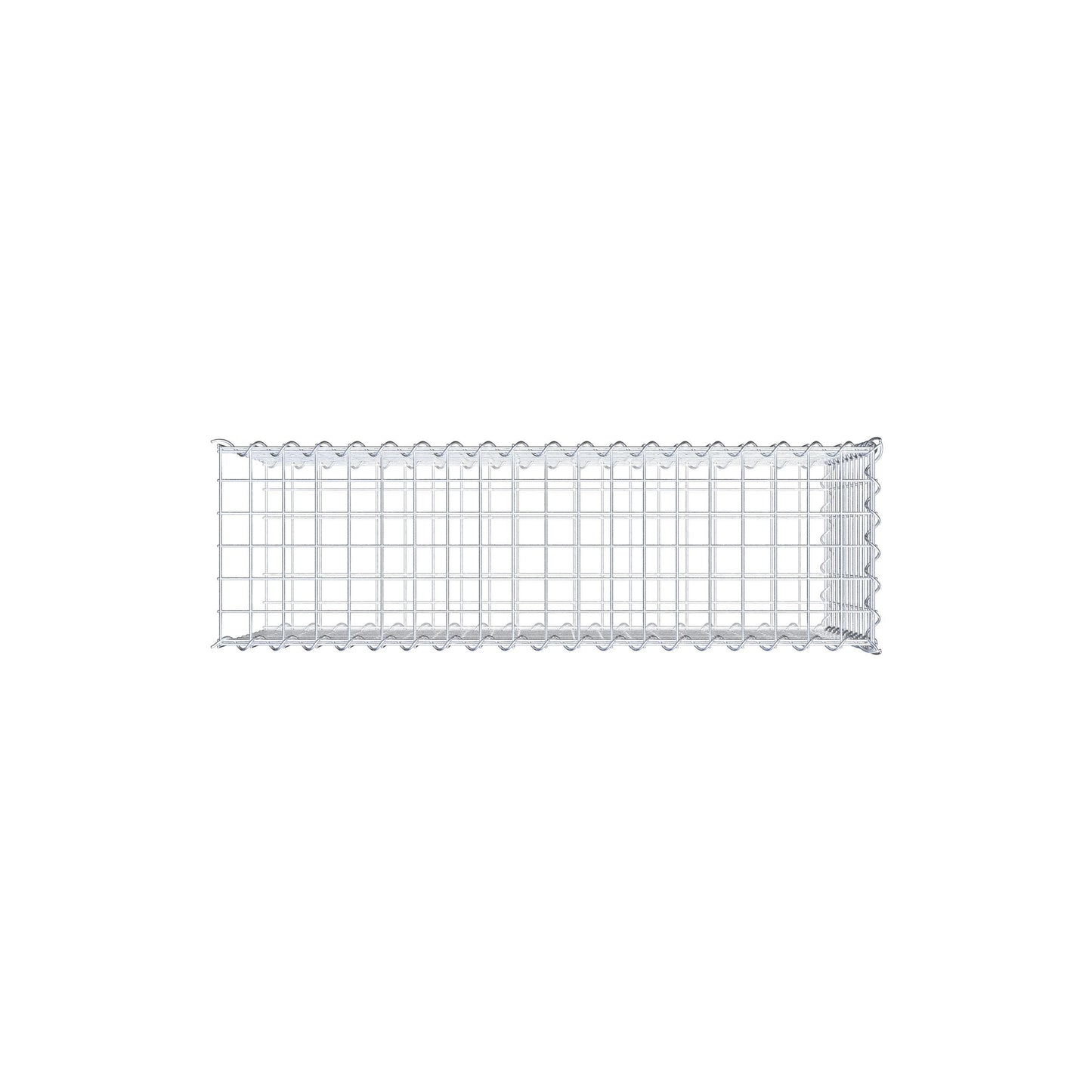 Gabion rapporté type 2 100 cm x 50 cm x 30 cm (L x H x P), mailles 5 cm x 5 cm, spirale