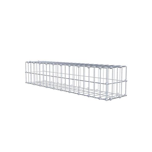 Gabion 100 cm x 20 cm x 20 cm (L x H x D), mesh size 5 x 10 cm, spiral ring