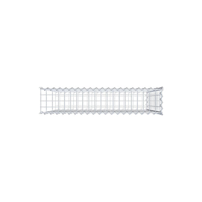 Gabbione aggiuntivo tipo 2 100 cm x 100 cm x 20 cm (L x H x P), dimensione maglia 5 cm x 10 cm, a spirale