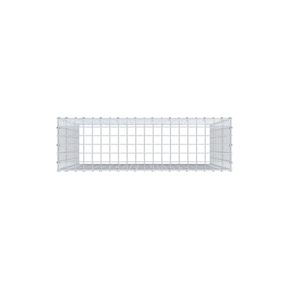 Gavión adicional tipo 3 100 cm x 100 cm x 30 cm (L x A x P), malla 5 cm x 5 cm, anillo en C