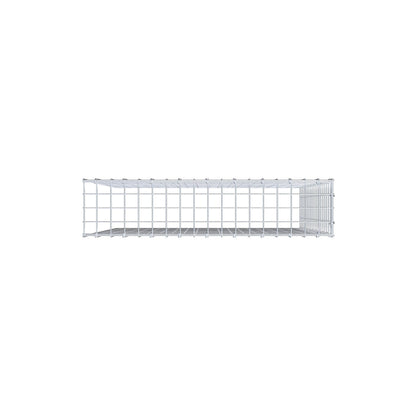Fourche rapportée type 4 100 cm x 90 cm x 20 cm (L x H x P), maille 5 cm x 5 cm, anneau en C