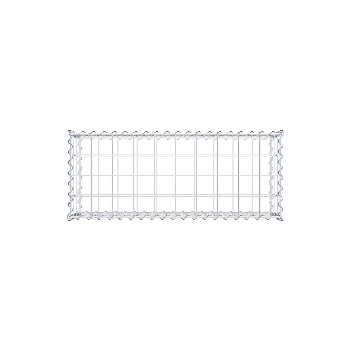 Gabion 100 cm x 30 cm x 40 cm (L x H x P), mailles 10 cm x 10 cm, spirale
