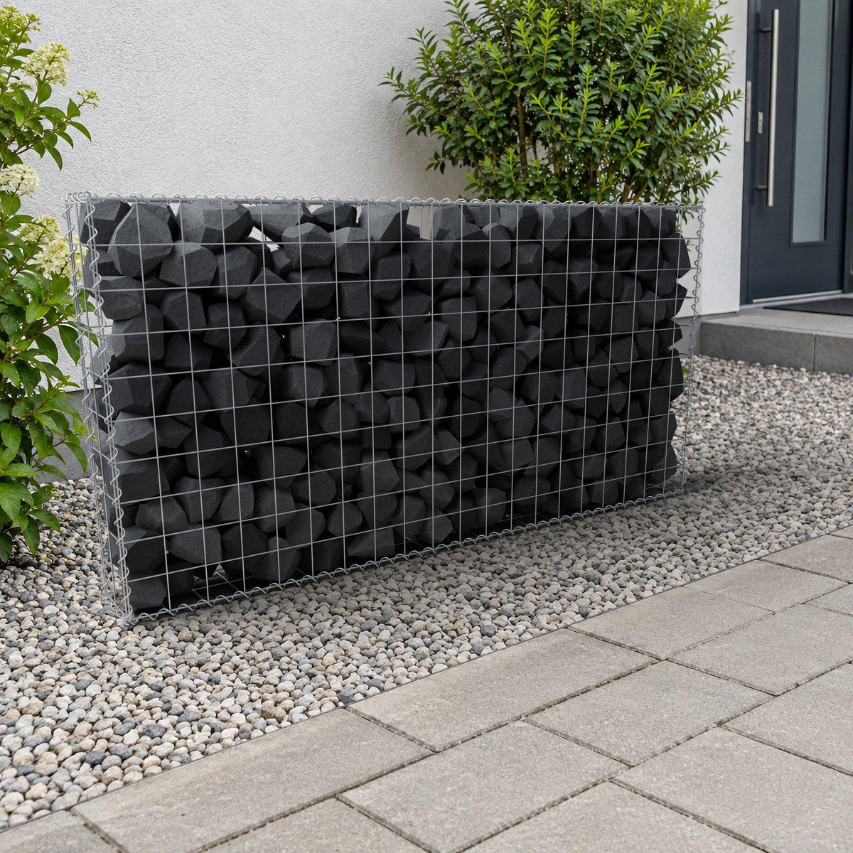 Gabion 200 cm x 100 cm x 20 cm (L x H x D), maskstorlek 10 cm x 10 cm, spiral