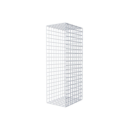 Gabbione fissabile tipo 2 100 cm x 40 cm x 30 cm (L x H x P), maglia 5 cm x 5 cm, anello a C