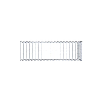 Gabion rapporté type 4 100 cm x 50 cm x 30 cm (L x H x P), mailles 5 cm x 5 cm, spirale