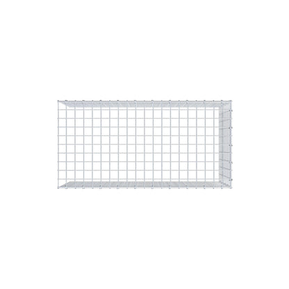 Monteret gabion type 4 100 cm x 50 cm x 50 cm (L x H x D), maskestørrelse 5 cm x 5 cm, C-ring