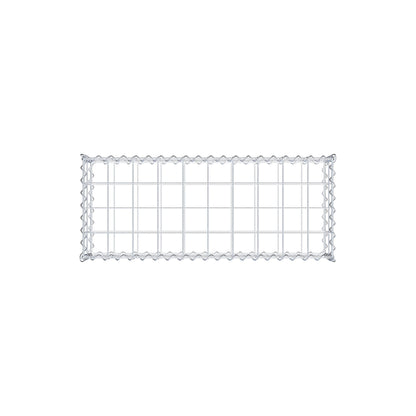 Gabbione 100 cm x 20 cm x 40 cm (L x H x P), maglia 10 cm x 10 cm, spirale
