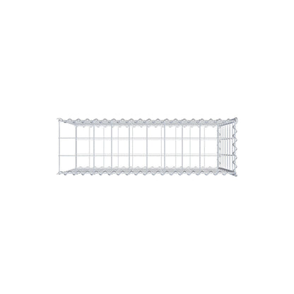 Gavión adulto tipo 2 100 cm x 70 cm x 30 cm (largo x alto x profundidad), tamaño de malla 10 cm x 10 cm, espiral