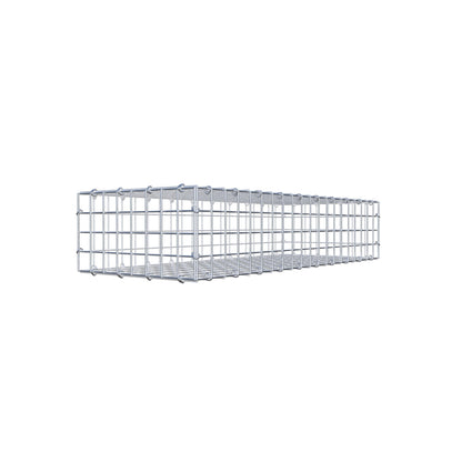 Gabion 100 cm x 20 cm x 40 cm (L x H x P), mailles 5 cm x 5 cm, anneau en C
