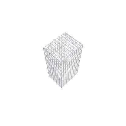 Fourche rapportée type 3 100 cm x 40 cm x 50 cm (L x H x P), mailles 5 cm x 5 cm, anneau C