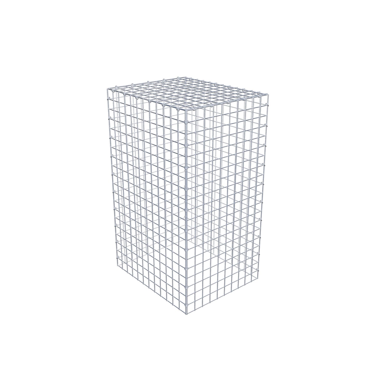 Gabião Tipo 3 100 cm x 60 cm x 50 cm (C x A x P), malhagem 5 cm x 5 cm, anel C