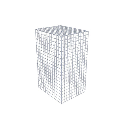 Gabião Tipo 3 100 cm x 60 cm x 50 cm (C x A x P), malhagem 5 cm x 5 cm, anel C