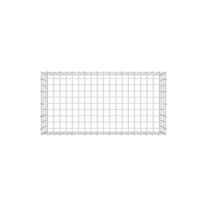 Mounted gabion type 3 100 cm x 30 cm x 50 cm (L x H x D), mesh size 5 cm x 10 cm, C-ring