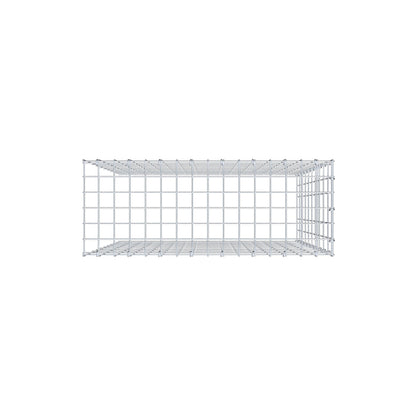 Extra gabion typ 4 100 cm x 80 cm x 30 cm (L x H x D), maskstorlek 5 cm x 10 cm, C-ring