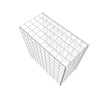 Anbaugabione Typ 4 100 cm x 100 cm x 50 cm (L x H x T), Maschenweite 10 cm x 10 cm, Spirale