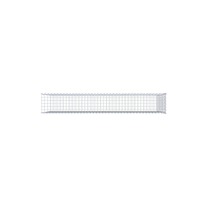 Extra gabion typ 2 200 cm x 100 cm x 30 cm (L x H x D), maskstorlek 5 cm x 5 cm, spiral