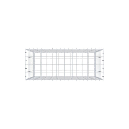Gabion 100 cm x 90 cm x 40 cm (L x H x D), mesh size 10 cm x 10 cm, C-ring