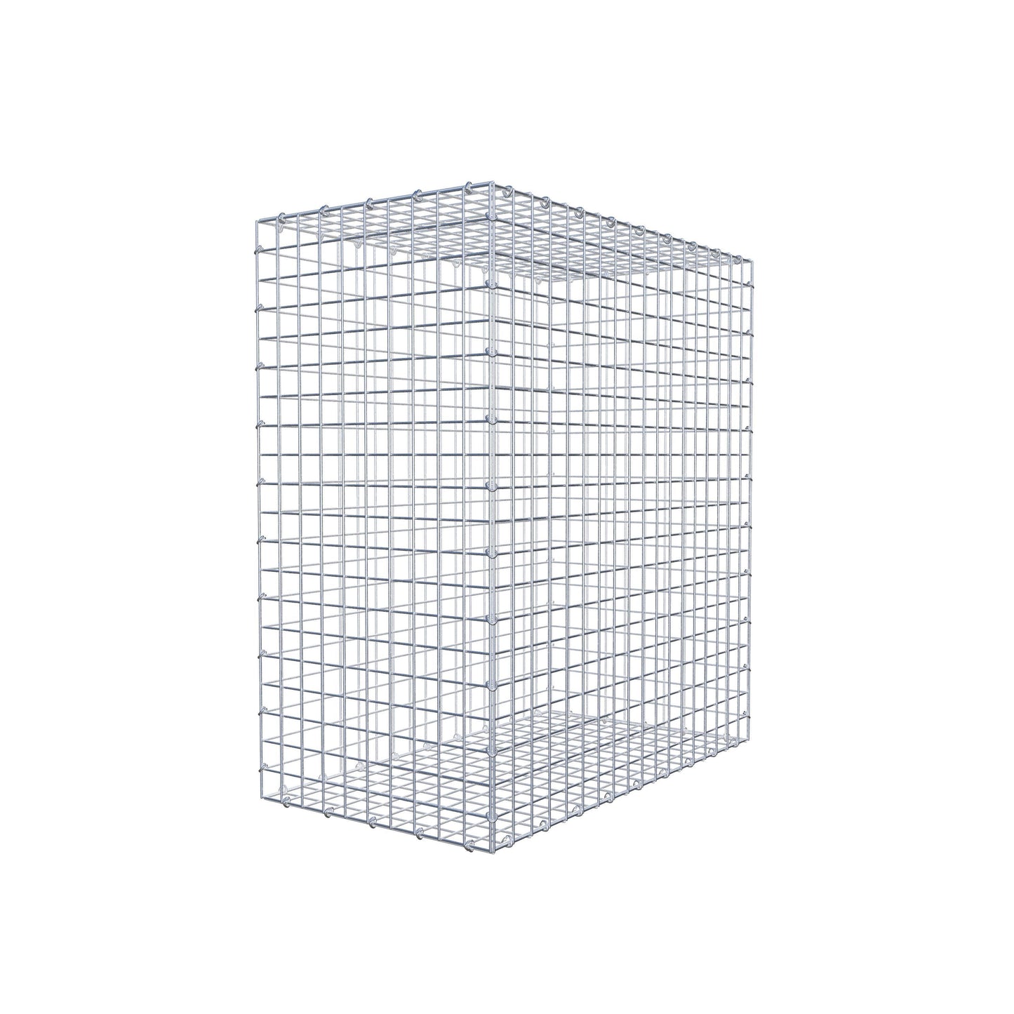 Gabião 100 cm x 90 cm x 50 cm (C x A x P), malhagem 5 cm x 5 cm, anel C