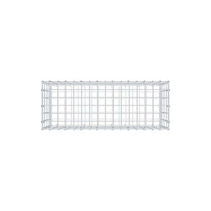 Gabion 80 cm x 40 cm x 30 cm (L x H x P), mailles 5 cm x 10 cm, anneau en C