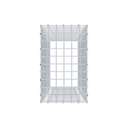 Fourche rapportée type 3 100 cm x 30 cm x 50 cm (L x H x P), mailles 5 cm x 5 cm, anneau C