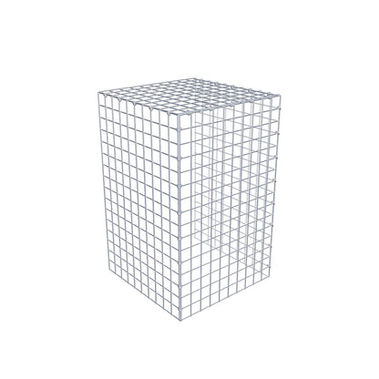 Gabião Tipo 4 80 cm x 50 cm x 50 cm (C x A x P), malhagem 5 cm x 5 cm, anel C