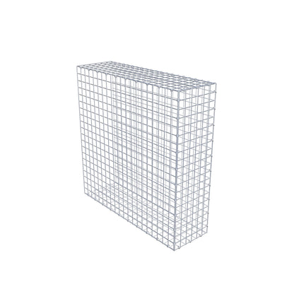 Opbouw schanskorf type 2 100 cm x 100 cm x 30 cm (L x H x D), maaswijdte 5 cm x 5 cm, C-ring